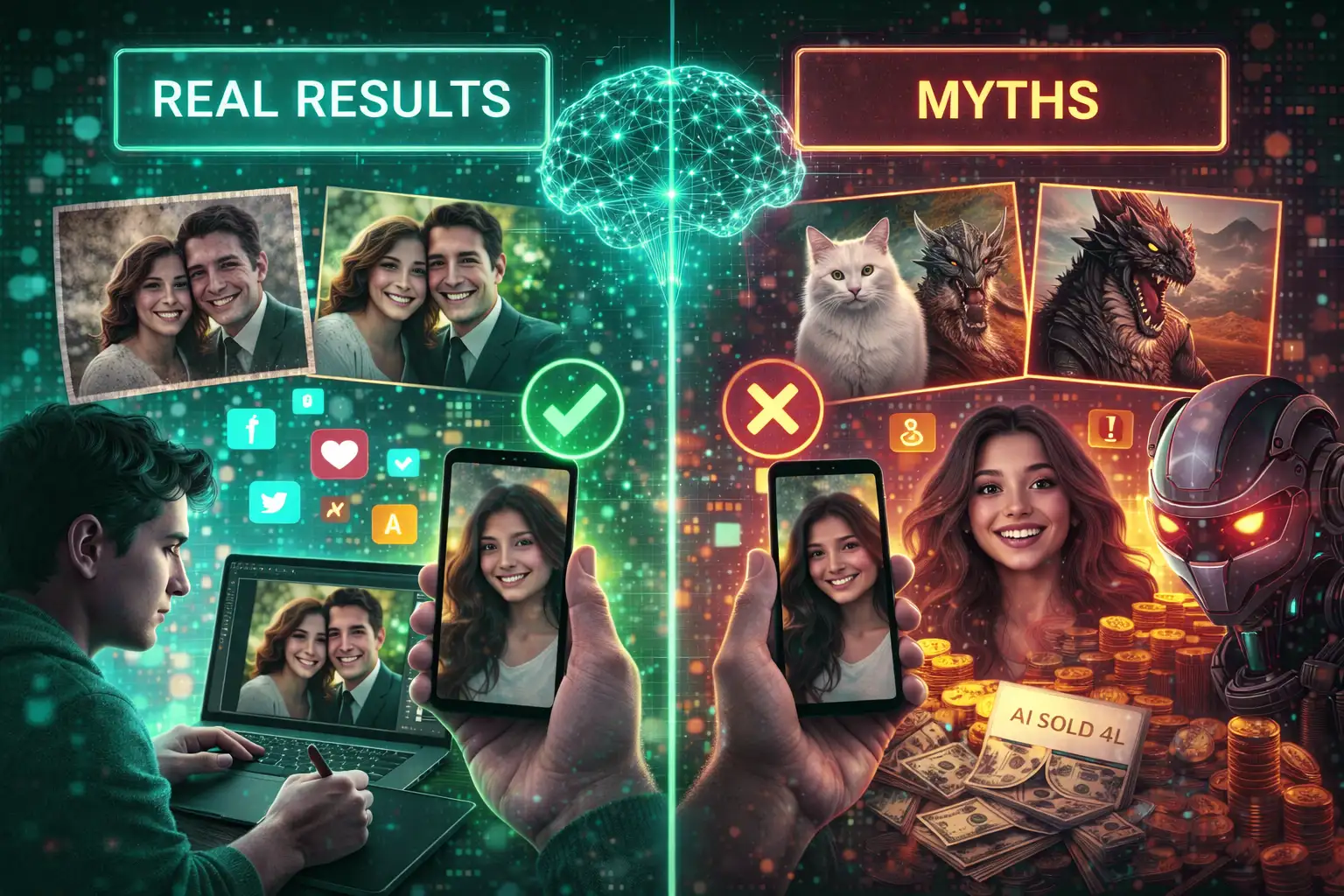 AI Image Enhancement Myths
